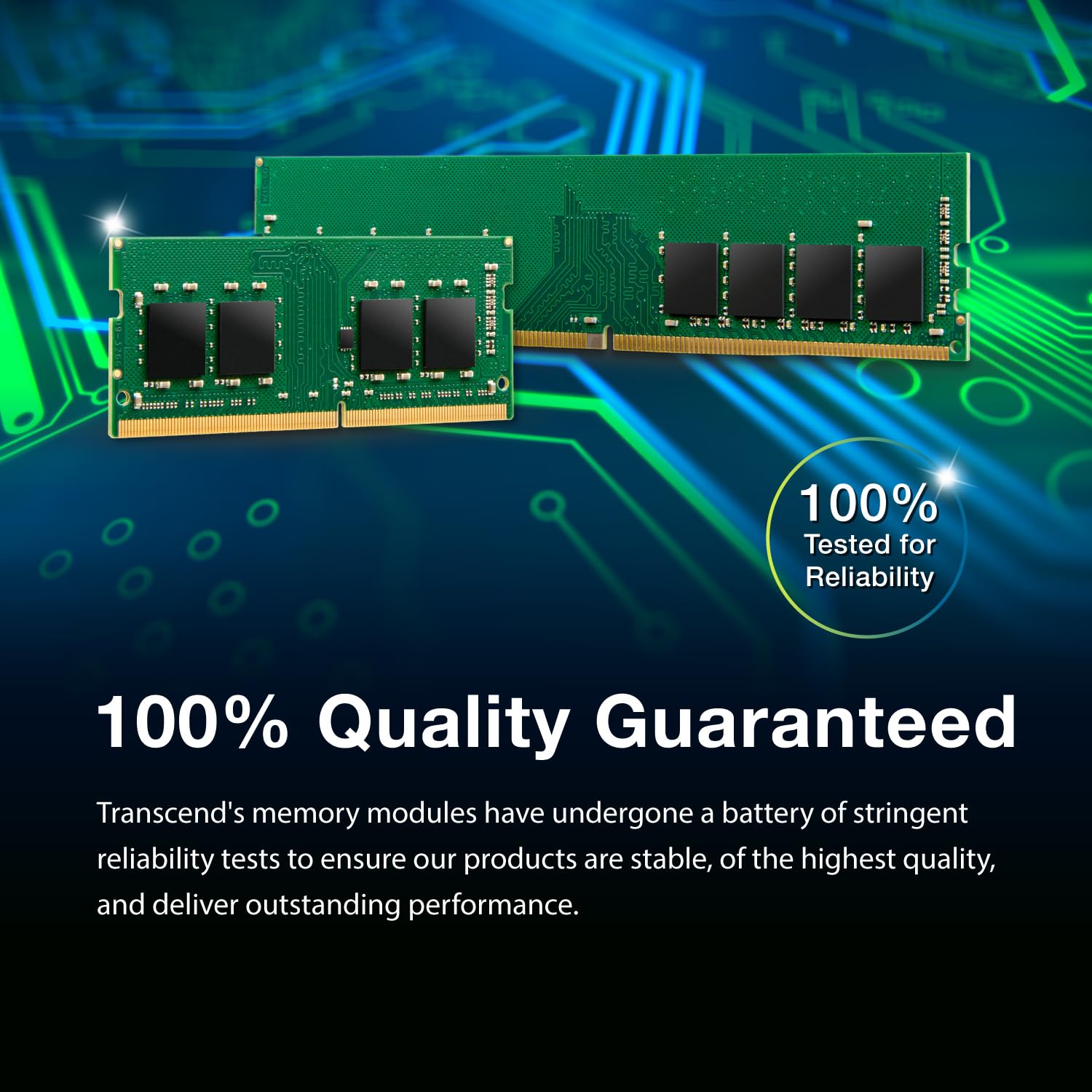 Transcend JetRam Memory DDR4 3200MHz U-DIMM Desktop RAM | 1Rx16, CL22, 1.2V | 4GB, 8GB Transcend JetRam Memory DDR4 3200MHz U-DIMM Desktop RAM | 1Rx16, CL22, 1.2V | 4GB, 8GB